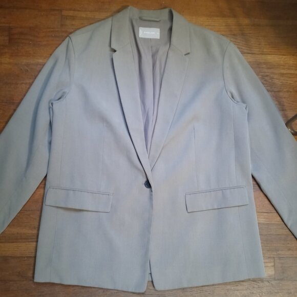 EVERLANE 100% lyocell the easy blazer (sz10) - Picture 2 of 16